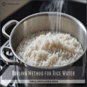 Boiling Method for Rice Water