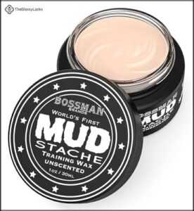 Bossman MUDstache Unscented Mustache Wax