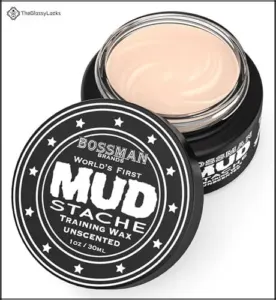 Bossman MUDstache Unscented Mustache Wax B079VWPQ5Q