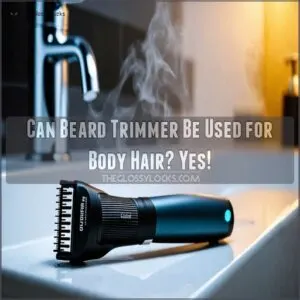 can beard trimmer be used for body hair