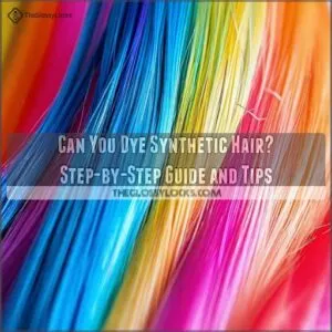 can you dye synthetic hair