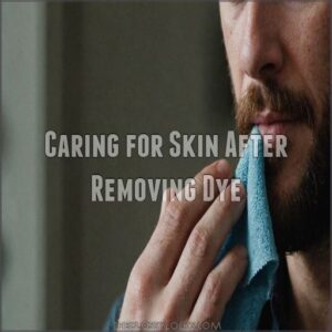 Caring for Skin After Removing Dye