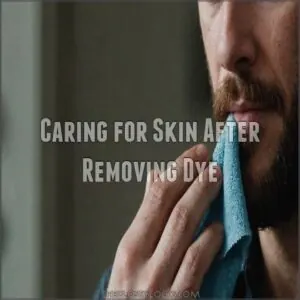 Caring for Skin After Removing Dye Caring for Skin After Removing Dye