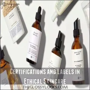 Certifications and Labels in Ethical Skincare