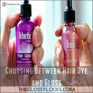 Choosing Between Hair Dye and Gloss