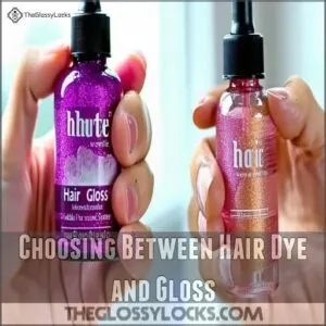 Choosing Between Hair Dye and Gloss