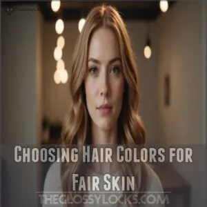 Choosing Hair Colors for Fair Skin