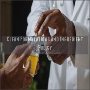 Clean Formulations and Ingredient Policy