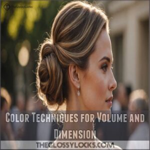 Color Techniques for Volume and Dimension