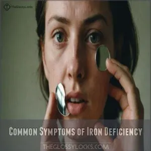 Common Symptoms of Iron Deficiency Common Symptoms of Iron Deficiency