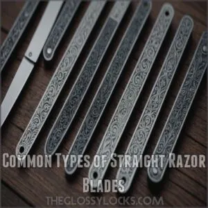 Common Types of Straight Razor Blades