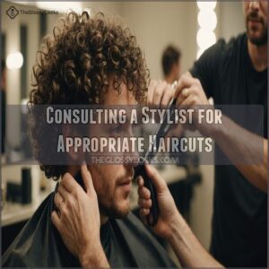 Consulting a Stylist for Appropriate Haircuts