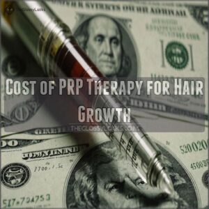 Cost of PRP Therapy for Hair Growth