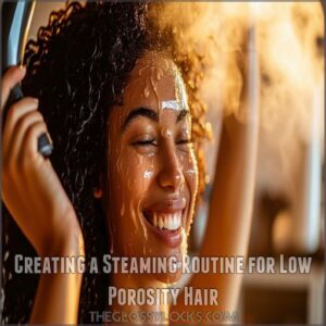 Creating a Steaming Routine for Low Porosity Hair