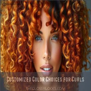 Customized Color Choices for Curls