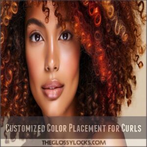 Customized Color Placement for Curls