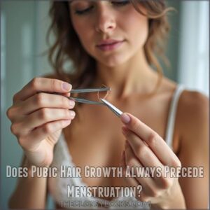 Does Pubic Hair Growth Always Precede Menstruation