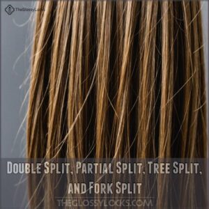 Double Split, Partial Split, Tree Split, and Fork Split