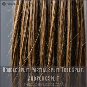 Double Split, Partial Split, Tree Split, and Fork Split Double Split, Partial Split, Tree Split, and Fork Split