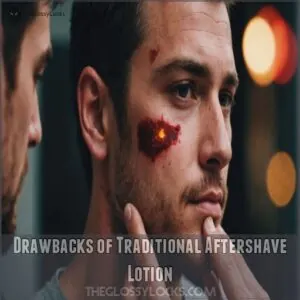 Drawbacks of Traditional Aftershave Lotion Drawbacks of Traditional Aftershave Lotion