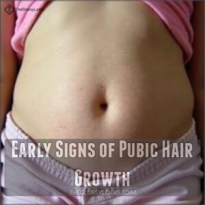 Early Signs of Pubic Hair Growth