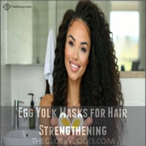 Egg Yolk Masks for Hair Strengthening