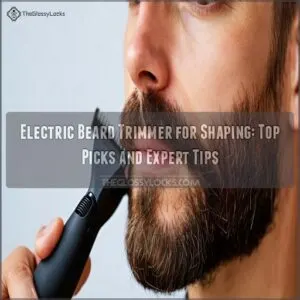 electric beard trimmer for shaping