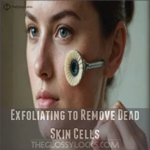 Exfoliating to Remove Dead Skin Cells