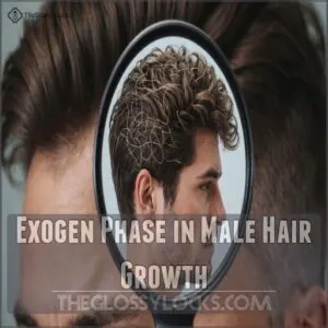 Exogen Phase in Male Hair Growth