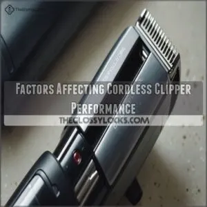 Factors Affecting Cordless Clipper Performance