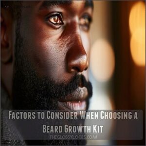 Factors to Consider When Choosing a Beard Growth Kit