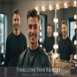 Finalizing Your Haircut