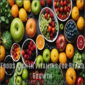 Foods Rich in Vitamins for Beard Growth