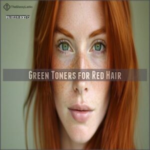 Green Toners for Red Hair