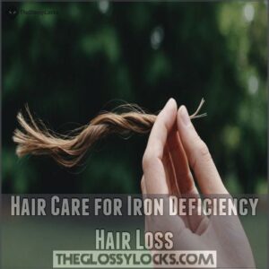 Hair Care for Iron Deficiency Hair Loss