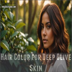 Hair Color for Deep Olive Skin