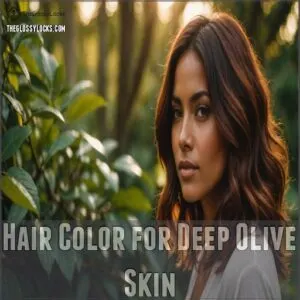 Hair Color for Deep Olive Skin