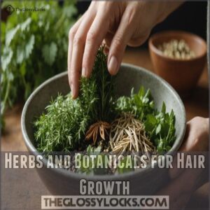 Herbs and Botanicals for Hair Growth