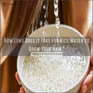 how long does it take for rice water to grow your hair