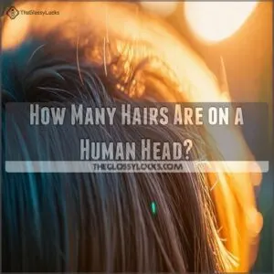 how many hairs are on a human head