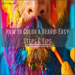 how to color a beard