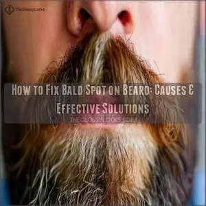 how to fix bald spot on beard