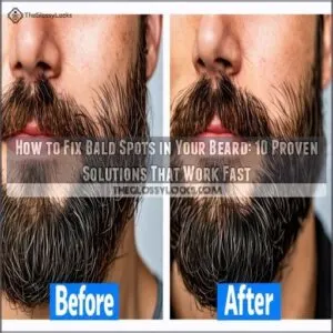 how to fix bald spots in your beard