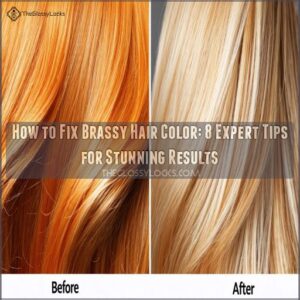 how to fix brassy hair color