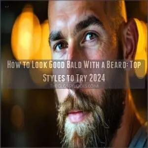 how to look good bald with a beard