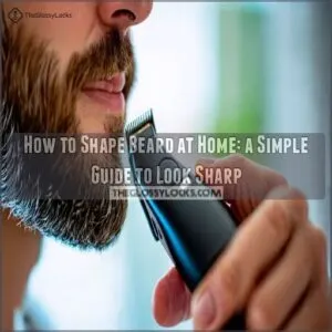 how to shape beard at home