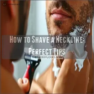 how to shave a neck line