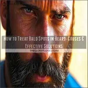 how to treat bald spots in beard