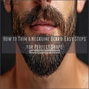 how to trim a neckline beard