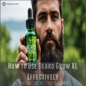 How to Use Beard Grow XL Effectively